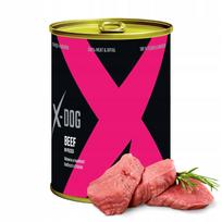 Šunų konservai su jautiena, 800 g, X-DOG, be grūdų