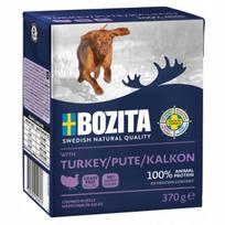 Šunų konservai Bozita su kalakutiena drebučiuose, 370 g