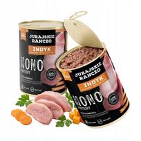 Šlapias šunų maistas Jurassic Ranch, kalakutiena su morkomis, moliūgu ir petražolėmis, 400 g