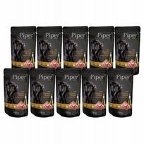 Šunų konservai Piper Animals su vištienos širdelėmis ir ryžiais, 10 x 150 g