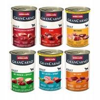 Šlapias šunų maistas ANIMONDA Grancarno Adult, įvairių skonių, 6 x 400 g
