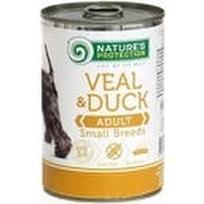 Šunų maistas Natures Protection, 400 g, veršiena ir antis