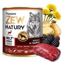 Šlapias šunų ėdalas su stirniena, 800 g, Zew Natury
