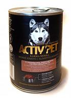 Šunų maistas Activ Pet su ėriena, morkomis ir rudaisiais ryžiais, 400 g