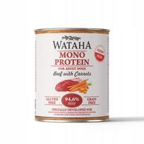 Šunų maistas WATAHA MONO PROTEIN jautiena su morkomis, 800 g