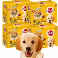 Šlapias šunų maistas Pedigree jaunoms veislėms, įvairių skonių, 48 x 100 g