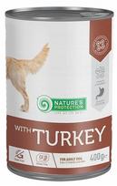Šunų konservai Nature's Protection Sensitive su kalakutiena, 400 g