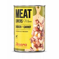 Šunų konservai JOSERA Meatlovers Menu su vištiena ir morkomis, 400 g