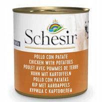 Šunų konservai Schesir su vištiena ir pomidorais, 285 g