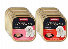 Šunų paštetas Animonda vom Feinsten Senior, 12 x 150 g, įvairių skonių