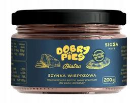 Šunų pašaras DOBRY PIES Bistro su kiaulienos kumpiu, 200 g