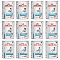 Šunų konservai Royal Canin Hypoallergenic, alergiškiems šunims, 12 x 400 g