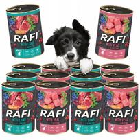 Šunų konservai RAFI JUNIOR MIX, Dolina Noteci, 12 x 400 g