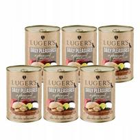 Šunų maistas Luger’s su fazanu, špinatais ir bulvėmis, 6 x 400 g