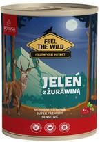 Šunų konservai Pokusa Feel The Wild su elniena ir spanguolėmis, 800 g