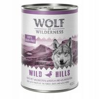 Šunų konservai Wolf of Wilderness Wild Hills su antiena, 400 g