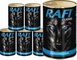 Šunų konservai Rafi su ėriena, 6 x 1240 g