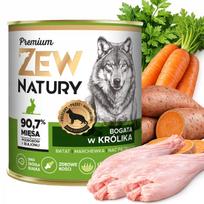 Šunų konservai su triušiena Zew Natury PREMIUM, 800 g