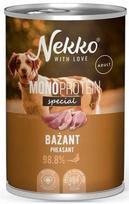 Šunų ėdalas Nekko Monoprotein Special su fazanu, 400 g