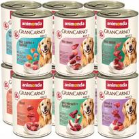 Šunų ėdalas Animonda GranCarno Adult, 12 x 400 g, 6 skoniai, be paukštienos