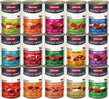 Šunų ėdalas Animonda GranCarno, įvairių skonių rinkinys, 400 g x 15
