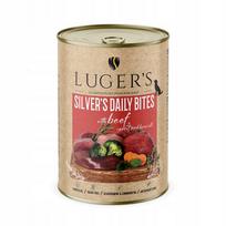 Šunų konservai Luger's Silver's Daily Bites su jautiena ir morkomis, 400 g