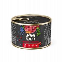 Šunų konservai Rafi MINI su jautiena, 185 g