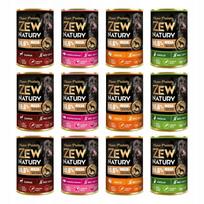 Šunų konservai Zew Natury Mono-Protein, įvairių skonių, 12 x 400 g