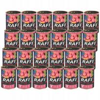 Šunų konservai Rafi Junior su veršiena, 24 x 400 g