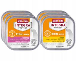 Šunų ėdalas Animonda Integra Renal, 6 x 150 g, įvairių skonių rinkinys