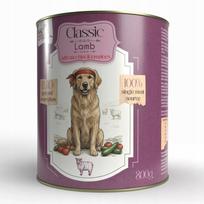 Šunų konservai Syta Miska Classic su ėriena ir cukinijomis, 800 g