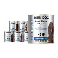 Šunų konservai jautriai odai Pure Black Adult Sensi, su heku, 6 x 800 g, hipoalerginiai
