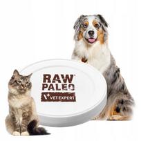 Dangtelis RAW PALEO 800 g konservų indeliui, skirtas katėms ir šunims
