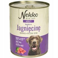 Šunų konservai NEKKO su ėriena, 800 g