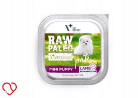 Šunų pašaras RAW PALEO Mini Puppy su aviena, 150 g