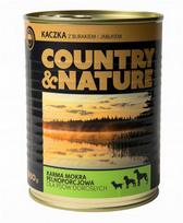 Šunų konservai COUNTRY&NATURE be grūdų, su antiena, burokėliais ir obuoliu, 850 g