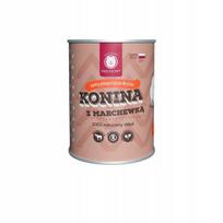 Šlapias šunų ėdalas su arkliena ir morkomis, 400 g, be grūdų