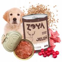 Šunų konservai su elniena ZOYA Premium, 800 g