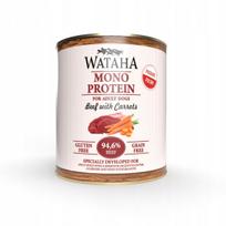 Šunų konservai Wataha jautiena su morkomis, 800 g
