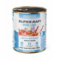 Šunų maistas jauniems šunims Super Rafi Pure Line su ėriena ir saldžiomis bulvėmis, 800 g