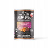 Šunų konservai Wataha Instinct, 80% kalakutiena ir stirniena, su morkomis, 400 g