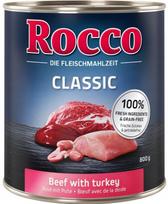 Šunų konservai Rocco Classic su jautiena ir kalakutiena, 800 g