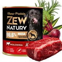 Šunų konservai jautiena, 800 g, Zew Natury MONO-PROTEIN