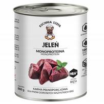 Šunų konservai Kuchnia Szefa su elniena, 800 g