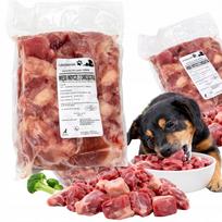 Šunų ėdalas BARF, šaldyta kalakutienos mėsa su kremzlėmis, 1 kg
