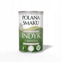 Šunų konservai POLANA SMAKU su kalakutiena ir saldžiąja bulve, 400 g