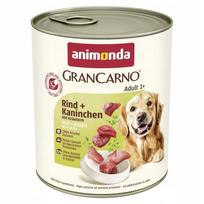 Šunų konservai Animonda GranCarno Adult, 800 g, su jautiena, triušiena ir žolelėmis