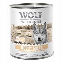 Šunų konservai Wolf of Wilderness, paukštiena su triušiena, 6 x 800 g