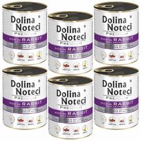 Šunų konservai DOLINA NOTECI Premium su triušiena, 6 x 800 g, be grūdų