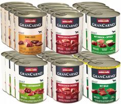 Šunų konservai Animonda GranCarno Adult, įvairūs skoniai, 24 x 800 g